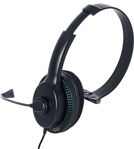 Insignia - Wired Chat Headset for Xbox Series X | S and Xbox One - Black/Green