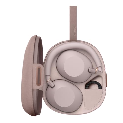Sony WH-1000XM6 The Best Noise Cancelling Wireless Headphones, Sand Pink | HD NC Processor QN3, 12 Microphones, Adaptive NC Optimizer, Mastered by Engineers, Studio-Quality, Up to 30 Hrs of Battery - color: SAND PINK