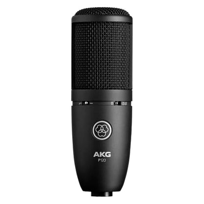 AKG Pro Audio P120 - Affordable 2/3-Inch Diaphragm Condenser Microphone for Clear Vocals & Instruments. Studio Recording or Live. XLR Connector. Black | Key details: Audio P120, Affordable 2/3 Inch Diaphragm Condenser Microphone - style: P120