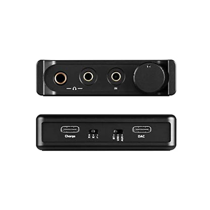 TOPPING G5 Hi-Res Portable DAC and Headphone Amplifier – USB, Bluetooth LDAC, NFCA Amp, ES9068AS DAC, Up to 1200mW Output, for IEMs & High-Impedance Headphones (Black)