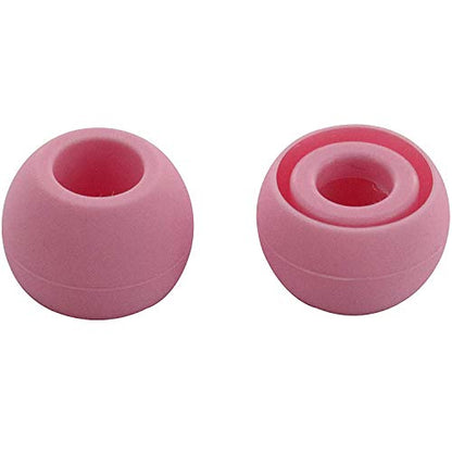 Replacement Silicone Earbuds Ear Tips Eargels Buds Set Compatible with Beats Powerbeats 3 Powerbeats 2 Wireless in-Ear Earphones (4 Pairs/Pink) - color: Pink