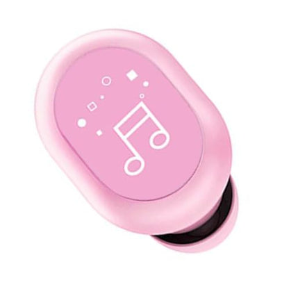 Fabater Single Ear Bluetooth Headset, BT 5.0 3 Hour Playtime Mini Wireless Earbuds, Truck Driver Headset with Touch Control Dual Interconnection IPX4 Sweatproof for Smart Phones PC TV (Pink) - color: Pink