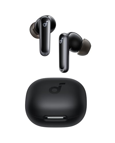Soundcore P40i by Anker Noise Cancelling Earbuds with Adaptive ANC | Heavy Bass, 60H Playtime, 2-in-1 Case and Phone Stand, IPX5, Wireless Charging, Bluetooth 5.3 - color: Midnight Black