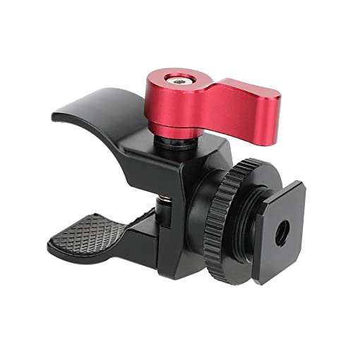 CAMVATE Shotgun Microphone Holder with Shoe Mount Adapter - 3138
