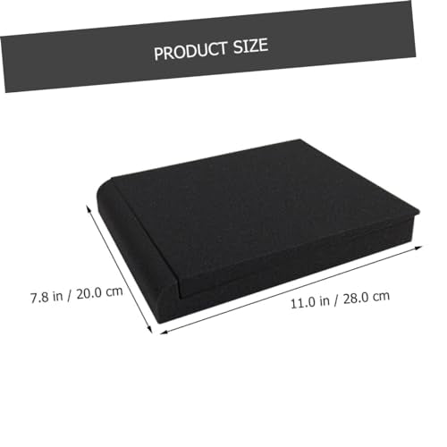 5 Inch High Density Speaker Isolation Pad with Black Sponge Cushion