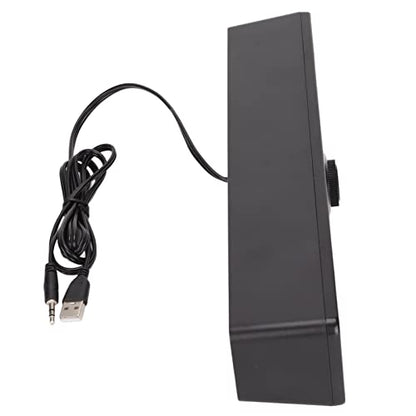 Desktop Speakers Soundbar 33. 0×8. 0×7. 350Ts Computer Speaker 3. 5Mm Input USB Powered Wired Computer Soundbar with Volume Control for Desktop Pc Laptop Tablet