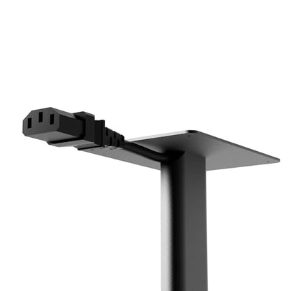 Kanto SPH Adjustable Height Bookshelf Speaker Stands, Pair | Heavy Duty Steel Floor Speaker Stands 24 to 42 in | Holds 30 lb | Internal Cable Management | Reduced Vibration | Carpet Spikes | Black - color: Black, size: Height Adjustable