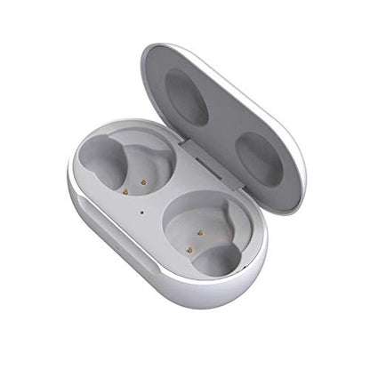 Charging Case Compatible with Samsung Galaxy Buds Plus, Replacement Charger Dock Cradle Case Cover for Samsung Galaxy Buds/Bdus+ Plus (White) - color: White