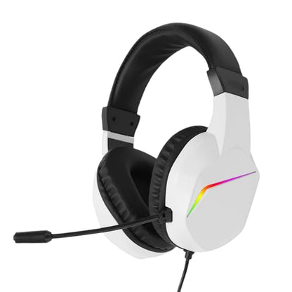 Wired Over Ear Headset with 7.1 Surround Sound | RGB USB A Gaming Headphone Noise Cancelling Mic for PC (#12) - color: #12