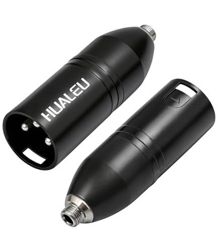1/8 TRS Female to 3Pin XLR Male Balance MIC Adapter,3.5mm TRS Mini-Jack Female to 3-Pin XLR Male Microphone Adapter- 2 Pack - color: 18/ F To XLR M