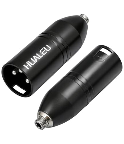 1/8 TRS Female to 3Pin XLR Male Balance MIC Adapter,3.5mm TRS Mini-Jack Female to 3-Pin XLR Male Microphone Adapter- 2 Pack - color: 18/ F To XLR M