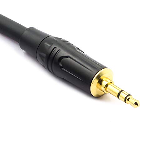 XLR to 3.5mm (1/8 inch) Stereo Microphone Cable for Camcorders, DSLR Cameras, Computer Recording Device and More - 15ft - size: 15 Feet