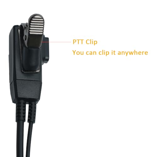 Acoustic Tube Earpiece Headset Compatible with Baofeng UV-5R Kenwood 4PCS