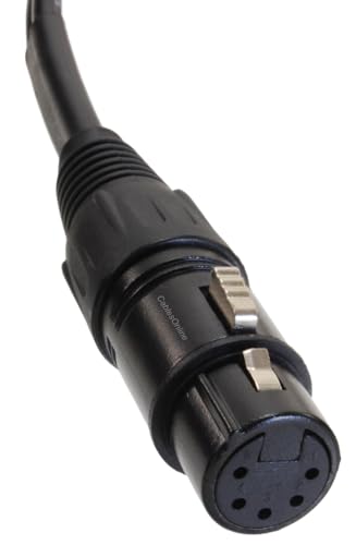 CablesOnline, 1ft XLR 5-Pin 1-Female to XLR 5-Pin 2-Male Y-Splitter Cable, X5-Y001
