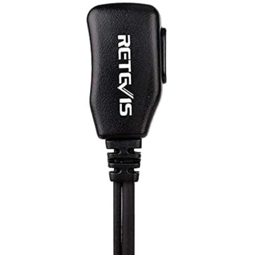 Retevis Walkie Talkie Earpiece with Mic, for RT22/RT21/RT68/H777/RT86 | Comfortable Acoustic Tube, Compatible with Pxton, Baofeng BF-888S, Kenwood walkie talkies, Surveillance Headset(1 Pack) - style: Acoustic Tube