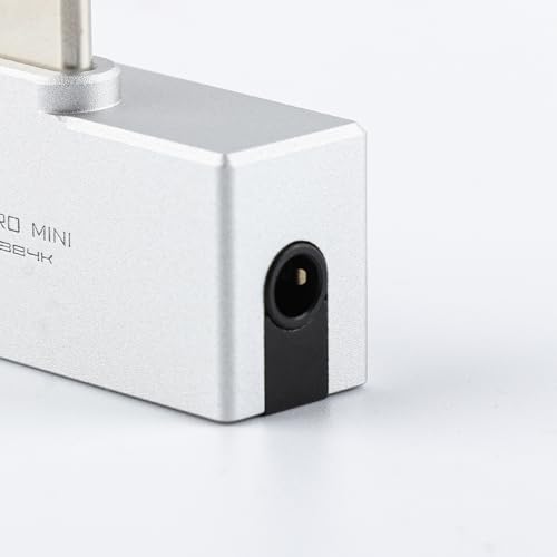 Kiwi Ears Allegro Mini USB C to 3.5/4.4mm IEM Headphone Amplifier | Official Web EQ Tuning, High Resolution 32bit/384kHz for Phone PC Tablet, Portable for Audiophiles Gamers Use(Sliver) - color: Silver