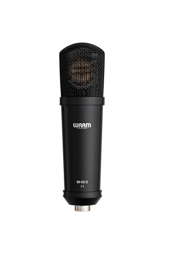 Warm Audio WA-87jr SE Large-Diaphragm Cardioid Condenser Microphone, Studio-Grade Sound for Vocals, Instruments, Podcasts, Black - color: Black