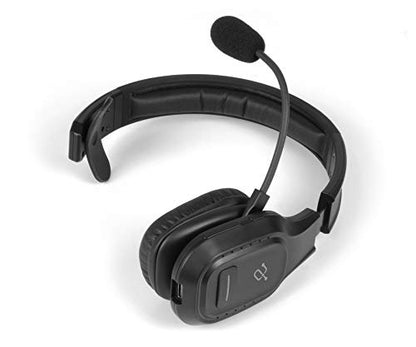 Aluratek Wireless Bluetooth 5.0 Headset ABHM100F – Hi-Fi Over-Ear Headphones with Noise Cancelling, Built-In Microphone, Comfortable Memory Foam Earpads and Long Battery Life – Ideal for Calls & Music