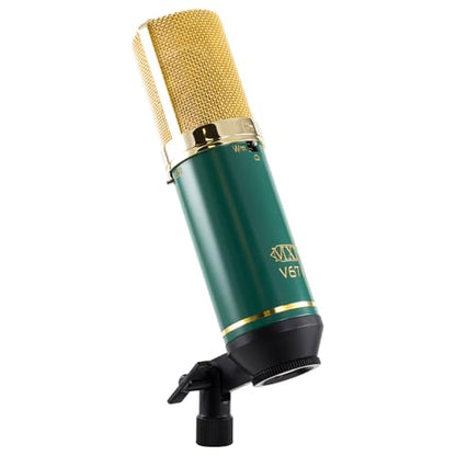 MXL V67i FET Condenser Microphone Bundle with Pig Hog Microphone Cable | Dual-Voiced Capsule Design, Studio-Ready Performance, Added Control Options, Mic Cable, Mic Clip & Polishing Cloth Included