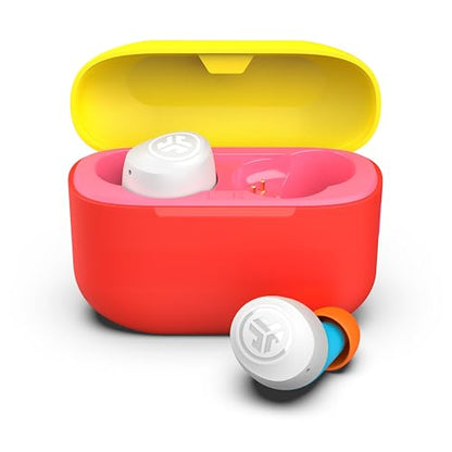 JLab Go Pop+, True Wireless Earbuds, Bluetooth 5, Dual Connect, IPX4, App Support, Confetti - color: Confetti, style: Pop+