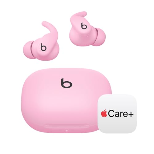 Beats - Powerbeats Fit - Wireless Noise-Cancelling Workout Earbuds with Ultimate Secure Fit with AppleCare+ (2 Years) - Power Pink - color: Power Pink, style: with AppleCare+