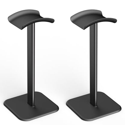 Headphone Stand for Desk - Headset Stand Headphone Holder (Black_2 Pack) - color: Black_2 Pack