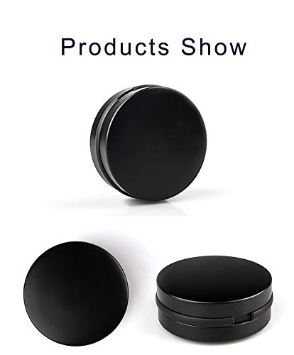Earbuds IEMs Case,Mini Portable Earphone Case, Waterproof Aluminum Alloy Housing Headphone Case for Travel, Protective, Dust Proof, Water Resistant, Lightweight Universal Carrying , Black