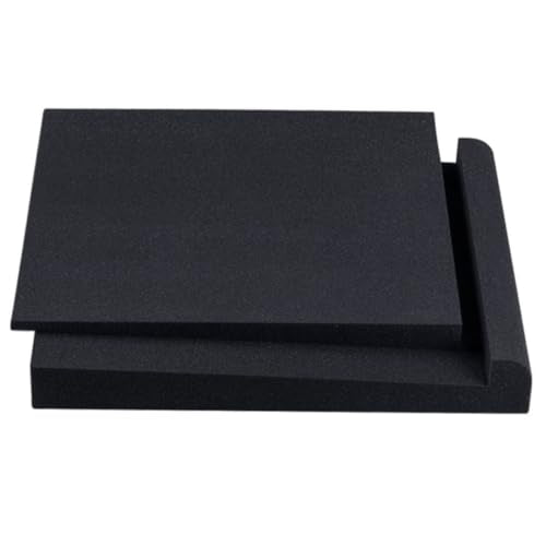 5 Inch High Density Speaker Isolation Pad with Black Sponge Cushion