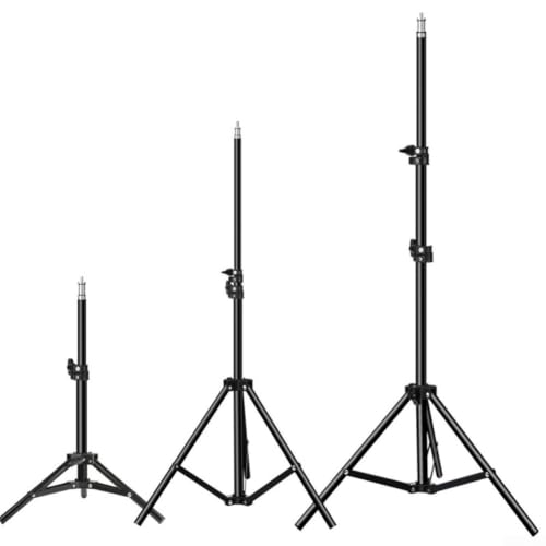 Adjustable Tripod Microphone Stand 150Cm, Foldable Aluminum Alloy Light Stand With 1/4 In Screw For Ring Light Photography(55cm) - size: 55cm