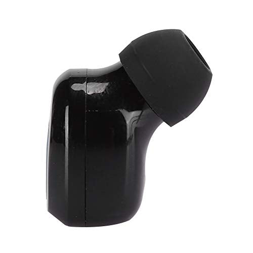 Mini Wireless Earphones HiFi Stereo Earbuds with Portable Charging Case, IPX5 Sports Headset True Bluetooth 5.0 for Running Gym and Smartphone, 3-4H Playtime, (Black)