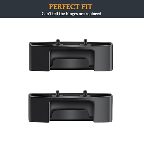 Studio 3 Replacement Hinge as Same as OEM A1914 Replacement Parts Repair Kit Durable Accessories Compatible with Beats by Dre Studio3 (A1914) and Studio Pro (A2924) Wireless Headphones (Black) - color: Black