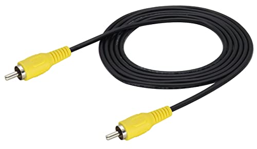 RCA Audio Subwoofer Cable 1 RCA Male to 1 RCA Male Audio/Video Cord S/PDIF Coaxial Cable, Digital AUD Nickel Plated RCA to RCA Cable for Subwoofer, Amplifier, Home Theater [5FT/2pack]