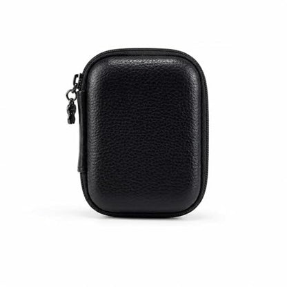 Earphone Data Storage Bag Cable Organizer Bags Mini Zipper Pouch Tech Gadgets Portable Charger U Disk Mini Camera Storage Case(Black)