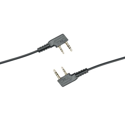 in-Ear Earpiece Compatible with Kenwood TK-3360 Baofeng UV-5RTP | In-ear bud, PTT mic, K1 2-pin; Compatible with TK-3140 TK-3402 BF-888S BF-F8HP UV-5R H-777 RT21 RT7