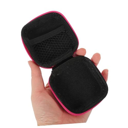 Portable EVA Earbuds Case Holder with Zipper for Commuters