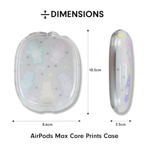 Sonix Protective Case for AirPods Max 2 & 1 | Headphones Cover | Stylish Hard Shell Ear Cup Covers | Care Bears Pastel - color: Care Bears Pastel