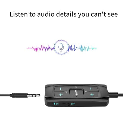 USB External Sound Card 7.1 Surround Auditory Adapter with Sound Control for PC Gaming Headsets Long Cable