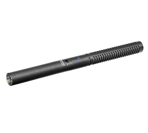 BOYA XLR Microphone BY-BM6060 Super-Cardioid Shotgun Condenser Microphone with 24 48V Phantom Power for Camera Film Interview ENG/EFP Outdoor Recording - size: BY-BM6060