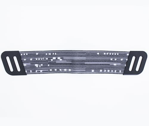 Replacement Headband Compatible with Logitech G733 Wireless Black Gray | Also suitable for Logitech G335 wired gaming headset Headband made of stretch braid and silicone buckle - color: Black Gray
