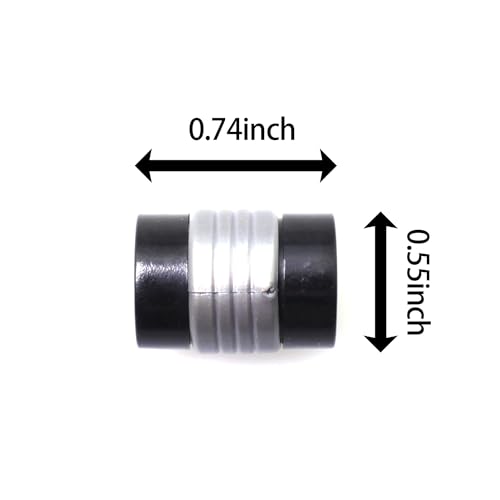 4PCS Optical Fibre Coupler Black Female to Female Digital Audio Extension Cable Connector Adapter Compatible with CD and Dolby Digital DTS Surround Sound Receivers
