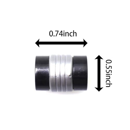 4PCS Optical Fibre Coupler Black Female to Female Digital Audio Extension Cable Connector Adapter Compatible with CD and Dolby Digital DTS Surround Sound Receivers