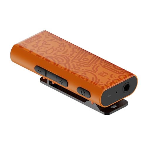 HiBy W3 II Headphone Amp Bluetooth 5.2 Receiver USB DAC for Car Audio/Smartphone/PC/Laptop - color: Orange