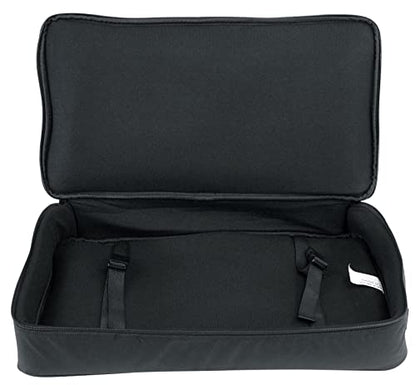 Rockville MCB22 Gig Bag Case for DJ MIDI Keyboard Controllers Guitar Pedal Boards, 23" Fit, Durable Padded Rainproof Design, Multiple Pockets, Adjustable Straps, for Musicians and DJs | Fits Guitar Pedals, Heavy-Duty Nylon, 8MM Foam Padding, YKK Zippers,