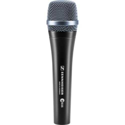 Sennheiser e935 Cardioid Dynamic Handheld Mic Bundled with Microphone Windscreen + 20ft XLR Microphone Cable + Microfiber Cleaning Cloth (4 Items) - style: Microphone + XLR Cable & Windscreen