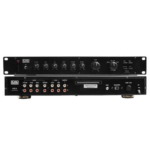 OSD Audio Pre-1 High Definition Preamplifier – Multi Source Select Phono Ready