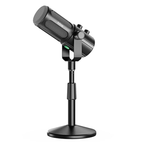 FIFINE AmpliTank TANK6S Vocal Dynamic Microphone XLR/USB Desktop Mic - size: TANK6S