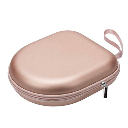 Ginsco Universal Headphone Case Compatible with JBL Tune 510BT 720BT, Sony WH-CH 720N/WH-CH520, with Bose/Sony/JBL/Soundcore Life Q20i Q30/BERIBES/TOZO/KVIDIO Waterproof Travel Carrying Case Rose Gold - color: Rose Gold