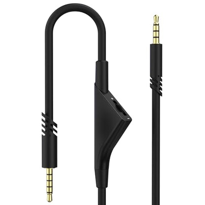 A40 Headset Audio Cable Compatible with Astro A10 A40 A40TR Gaming Headset Cable for PC/PS4/Xbox/Laptop/Smartphones, 3.5mm(1/8") Detachable Audio Cable with Sliding Volume Adjustment - style: TPE