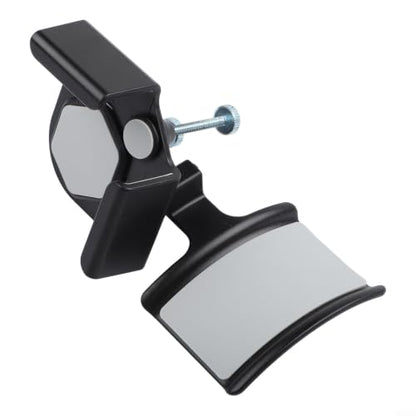 Adjustable Headphone Stand Clamp On Desk Mount for Gaming Headsets - Space Saving ABS Holder with Cable Management - Black Office Organizer