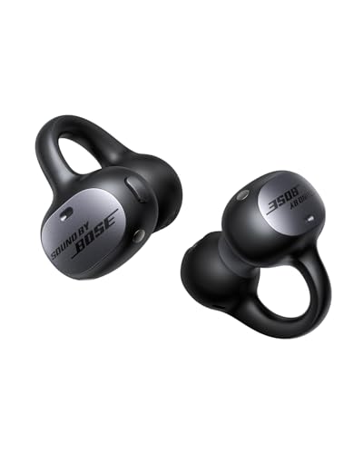 Baseus Inspire XC1 Open Ear Clip-On Earbuds, Sound by Bose, Dolby Audio, Adaptive Tunning Sound, Hybrid 2-Way Driver, Zero-Sense Air Cushion, 4-Mic Adaptive Clear Calls, IP66 Waterproof, 40H Playtime - color: Cosmic Black